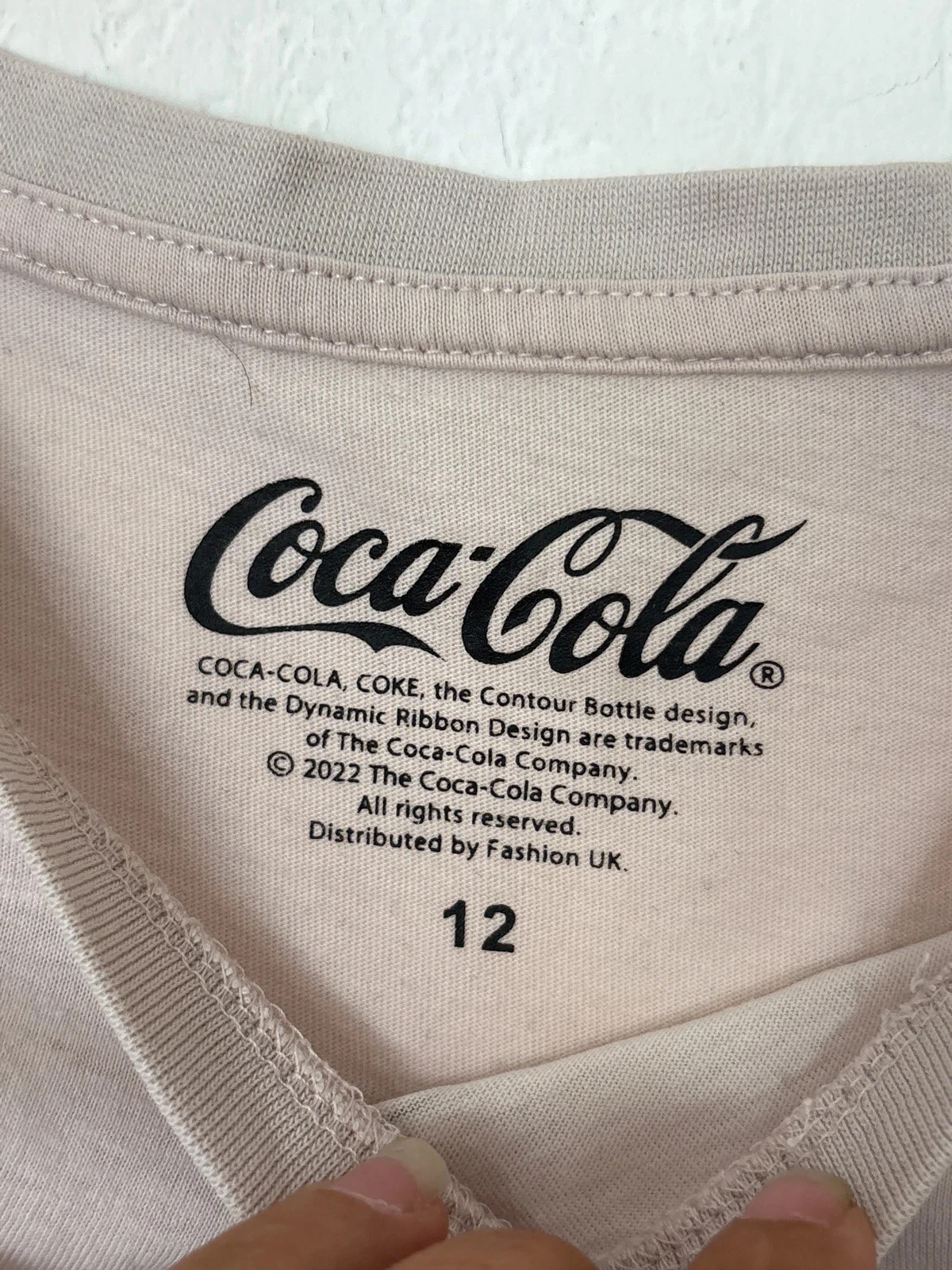 Camiseta rosa pálido Coca-Cola 12 años – photo 3